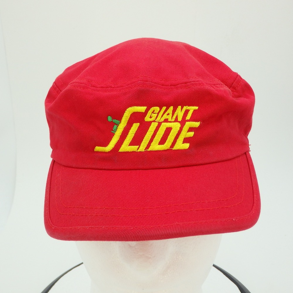 Giant Slide Cadet Military Style Hat Cap Red‎  Men Wisconsin State Fair